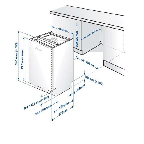 Посудомоечная машина BEKO dis 4530