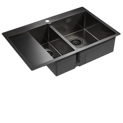 Кухонная мойка PAULMARK Union PM537851-GMR