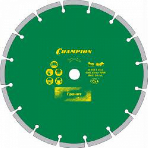 Диск алмазный CHAMPION st 400/25,4/10 concremax