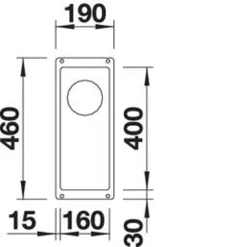 Кухонная мойка BLANCO SUBLINE 160-U SILGRANIT белый c отв.арм. InFino (арт.523400)