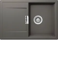 Кухонная мойка SCHOCK eton 45d cristadur серебристый камень