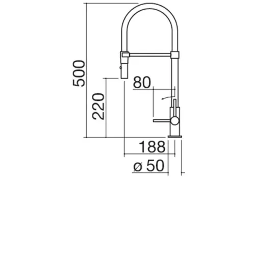 Смеситель BARAZZA 1RUBSP1