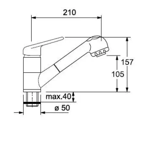 Смеситель FRANKE (115.0030.731) белый металлик фрагранит