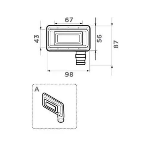 Универсальный перелив для моек OMOIKIRI OV-02-GM (4956722)