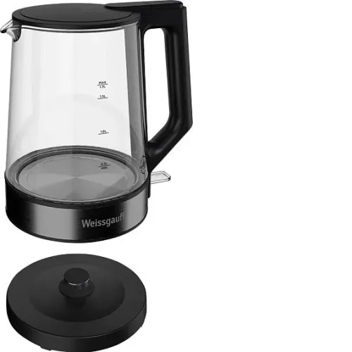 Чайник WEISSGAUFF WK 1700 EcoGlass Nero
