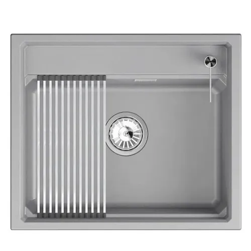 Кухонная мойка GRANULA KS-6003i алюминиум