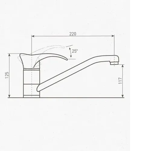 Смеситель ECOSHTEIN ES 0200 капучино