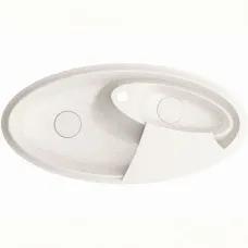 Кухонная мойка MARMORIN SILVANUS WHITE 500 113 006 белый