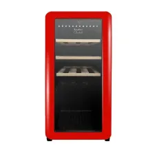 Винный шкаф TESLER CWC-188 RUBY RED Винный шкаф TESLER CWC-188 RUBY RED