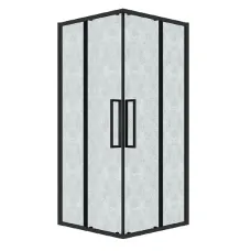 Душевое ограждение GROSSMAN 300.K33.02.9090.21.02 черный матовый Душевое ограждение GROSSMAN 300.K33.02.9090.21.02 черный матовый