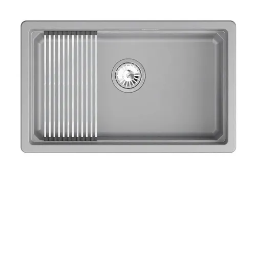 Кухонная мойка GRANULA KS-7303iU алюминиум