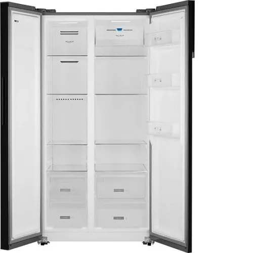 Холодильник WEISSGAUFF WSBS 600 NoFrost Inverter Dark Grey