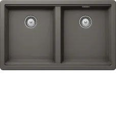 Кухонная мойка SCHOCK Greenwich 80-2U Cristadur серебристый камень