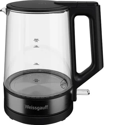 Чайник WEISSGAUFF WK 1700 EcoGlass Nero