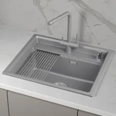 Кухонная мойка GRANULA KS-6003i алюминиум