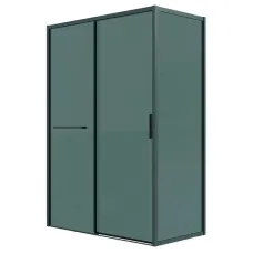 Душевое ограждение GROSSMAN 100.K33.05.120.21.10-200.K33.05.90.21.10 черный матовый