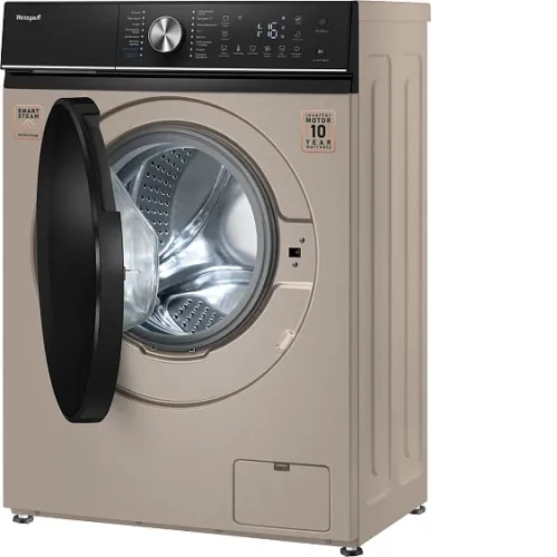 Стиральная машина WEISSGAUFF WM 47148 DC Inverter Steam Champagne