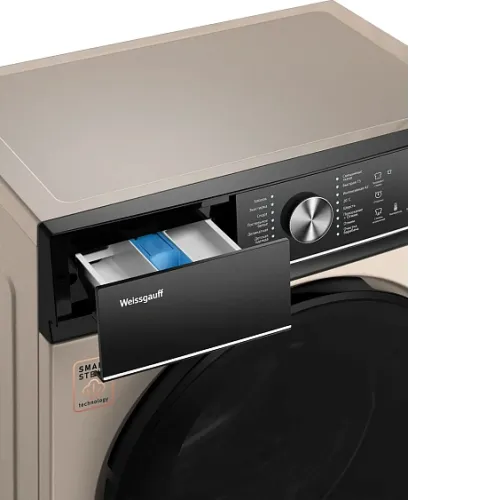 Стиральная машина WEISSGAUFF WM 47148 DC Inverter Steam Champagne