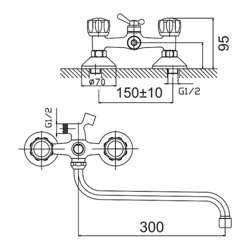 Смеситель GOTA ROCIO Orio G344510