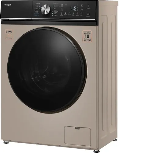 Стиральная машина WEISSGAUFF WM 47148 DC Inverter Steam Champagne