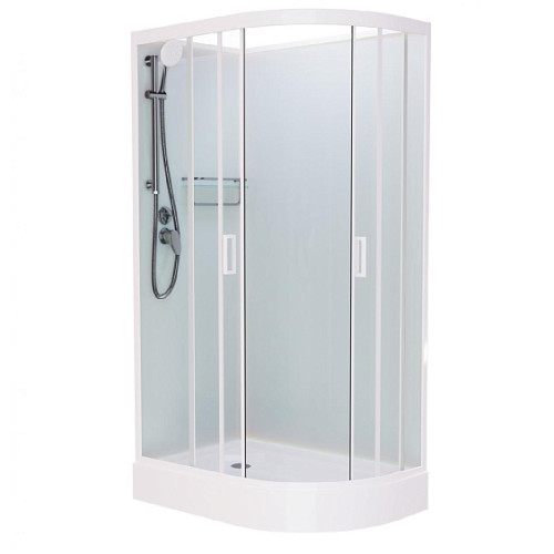 Душевая кабина FRANK F418L White без крыши