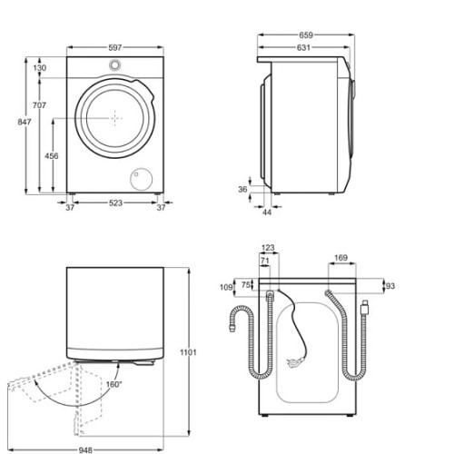 Стиральная машина ELECTROLUX EW7WN361S