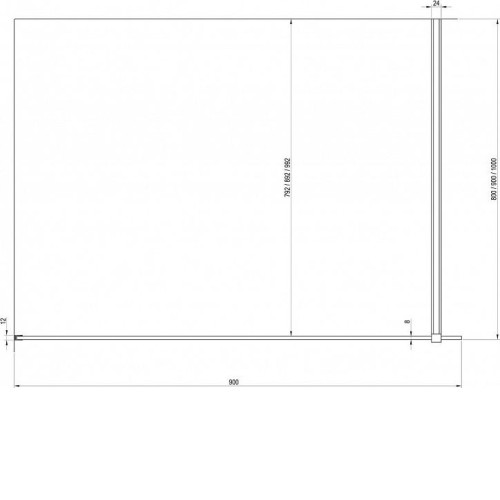 Душевая перегородка RAVAK ST Walk-In Wall GW9W70C00Z1 блестящий + транспарент
