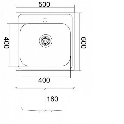 Кухонная мойка EMAR T5060L