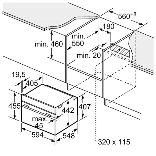Духовой шкаф BOSCH CMG656BS1