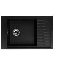 Кухонная мойка KUPPERSBERG MILA 1B1D BLACK METALLIC
