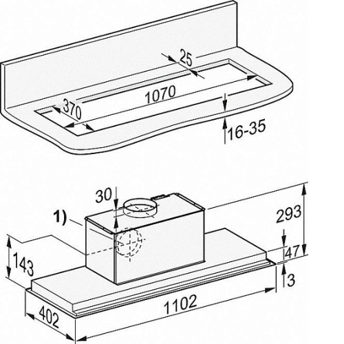 Вытяжка MIELE DA2510