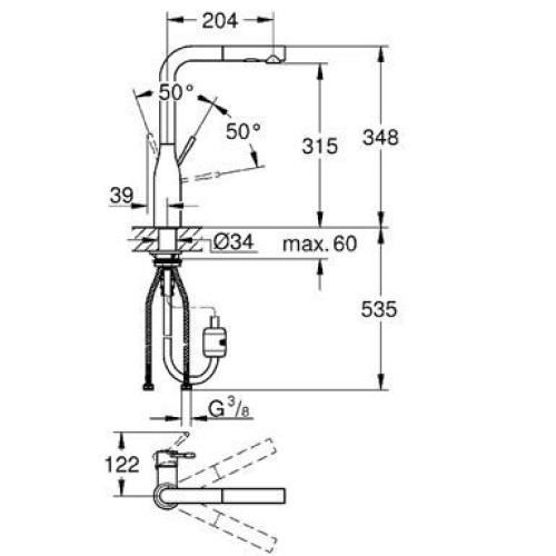 Смеситель Grohe Essence 30270DC0