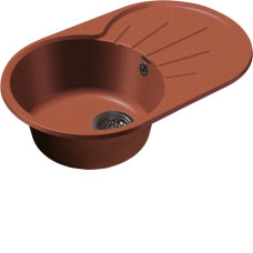 Кухонная мойка GRANFEST RONDO GF-R750L красный марс