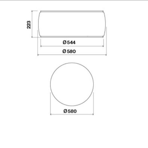 Вытяжка FALMEC SOFFIO IS.58 White Satin Glass CSAI58.E0P7#ZZZF461F
