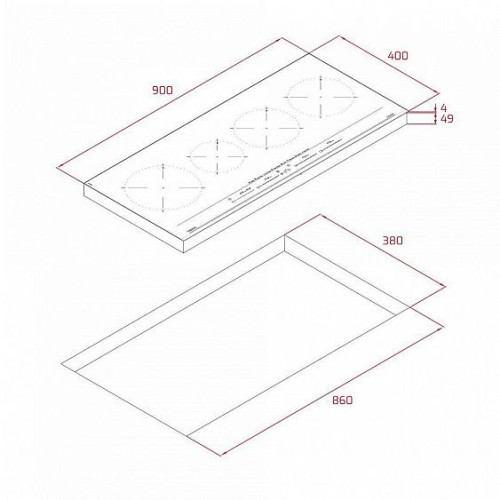 Варочная поверхность TEKA IZC 94620 MST BLACK