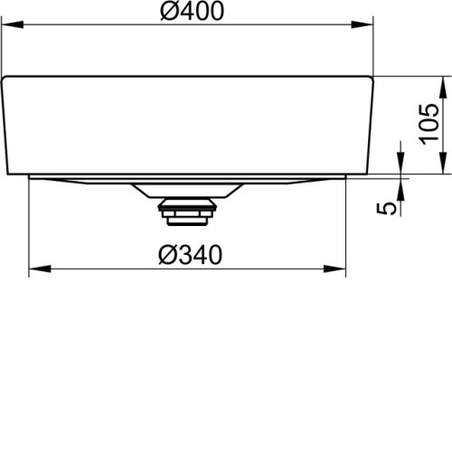 Раковина KEUCO STAGELINE 32880570400