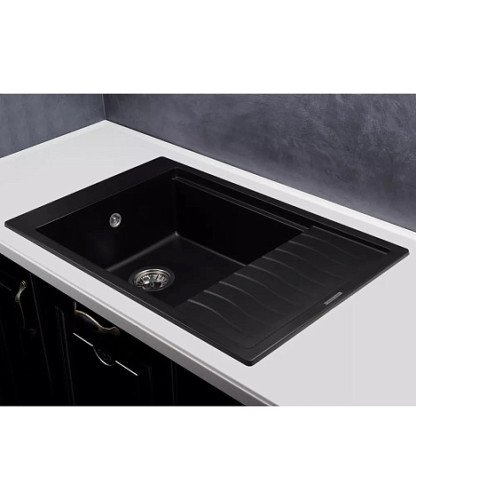 Кухонная мойка KUPPERSBERG MILA 1B1D BLACK METALLIC