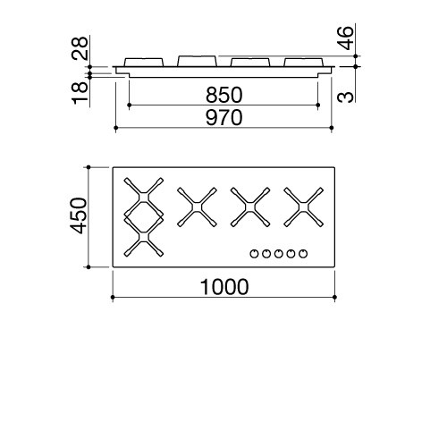 Варочная поверхность BARAZZA 1PSP105