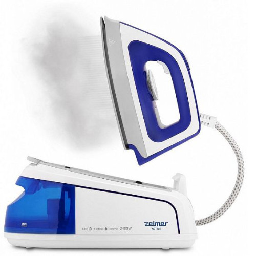 Паровая станция ZELMER ZIS2415 ACTIVE WHITE/DARKBLUE