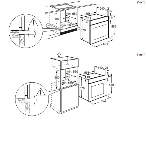 Духовой шкаф ELECTROLUX EOF5H40BX