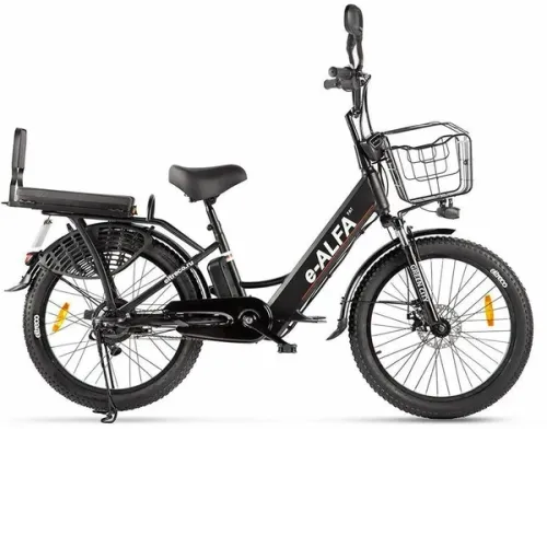 Велогибрид GREEN CITY e-ALFA New черный