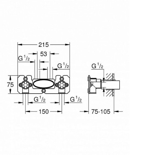 Термостат GROHE Smart Control 26449000