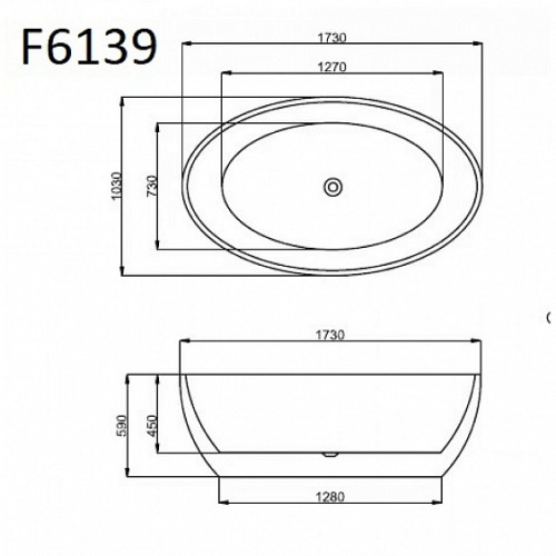 Ванна FRANK F6139