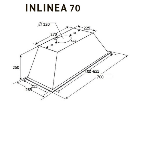 Вытяжка KUPPERSBERG INLINEA 70 WX