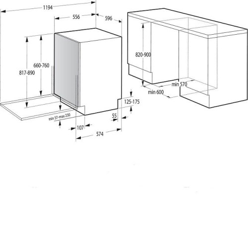 Посудомоечная машина GORENJE GV661C60