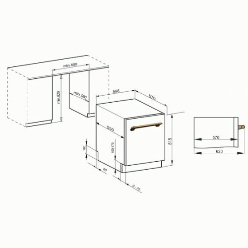 Посудомоечная машина KAISER S60 U 88 XL EM