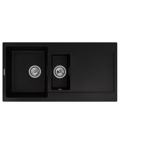 Кухонная мойка KUPPERSBERG MODENA 1,5B2D BLACK METALLIC