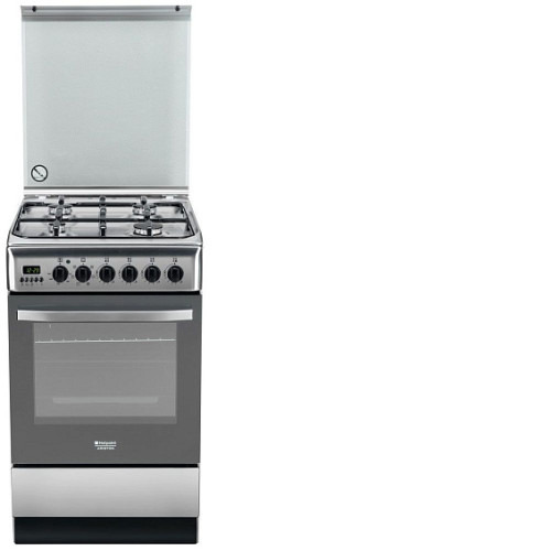 Плита газовая HOTPOINT-ARISTON h5g56f (x)