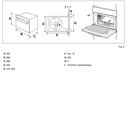 Духовой шкаф BERTAZZONI FMOD4053MLB1