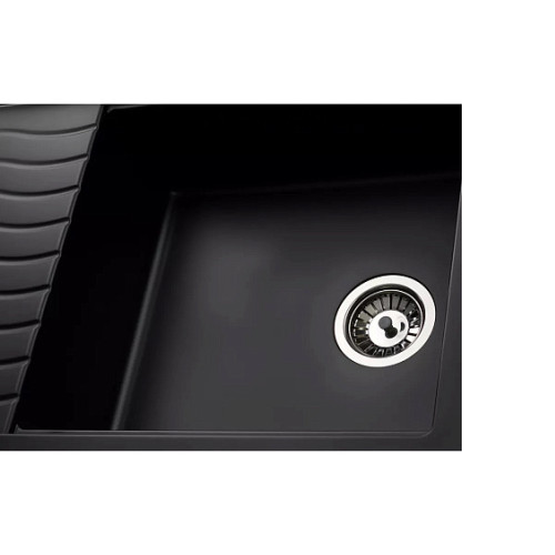 Кухонная мойка KUPPERSBERG MILA 1B1D BLACK METALLIC